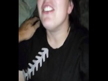 Mamada de esposa bbw casera