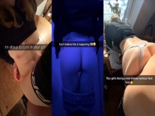 Compilación de chicas universitarias Snapchat de fucking sucio - longitud completa