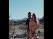 Sexo arriesgado al lado de la carretera