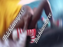 Ebony milf grueso culo twerking en BBC