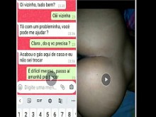 Vecina traviesa pidió cambiar el gas por WhatsApp y terminó siendo mamada en la cama Historia traviesa