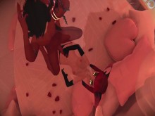 Hot Dommy Milf folla y desagüe twink mascota