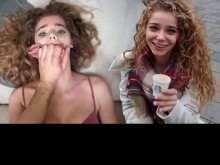 Calles de Viena - Cutie de 18 años seducida para un trío