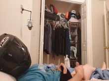 Tgirl motociclista cachonda se masturba para ti en minifalda (intenta no correrte)