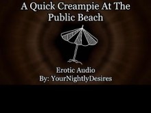 Bombeando tu coño en la playa [arriesgado] [Toqueteo] (Audio erótico para mujeres)