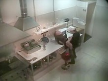 El sexo secreto del chef en la cocina