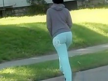 línea de bragas visible!