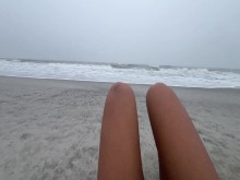 playa nudista exhibicionismo chorros coño