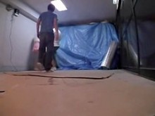 Película de tiburón caliente con una mujer japonesa sexy perforada duro