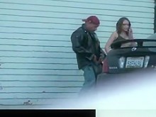 Follando en la calle