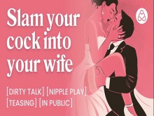 La novia ruega por la polla de su marido durante la ceremonia de boda &vert; El final profundo del marido &vert; Tomando duro a mi nueva esposa