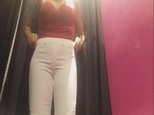 cámara oculta! probador tan sexy