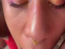 POV LESBIANA: ¡Linda latina le come el coño a su novia de ébano!