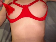 Preciosa mamada con sexo misionero