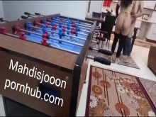 La mujer con Bam perdió conmigo en balonmano y lo hice mal (lleno de conversación sexy en farsi) iraní