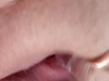 Labios gordos de su coño Holandés BBW Chica masturbándose