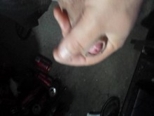yo masturbándome