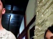 Fiesta porno estilo universitario con adolescentes calientes