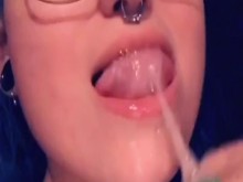 Juego de semen burbujeante