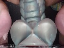 Bad dragon Flint Consolador anal de gran tamaño con pistón de alta velocidad