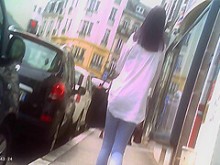 MUCHACHA DE EXPOSICIÓN CORRIDA EN PÚBLICO ***