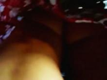 Madura morena MILF amateur upskirt video (falso)