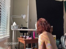 limpiando mi habitación desnuda - ¡video completo! voyeur fantasía pov