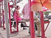 Película de upskirt callejera 100% real (falsa)