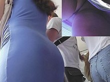 Increíble metraje de primer plano upskirt (falso)